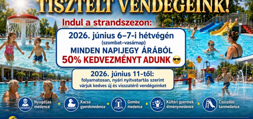 Indul a strandszezon!